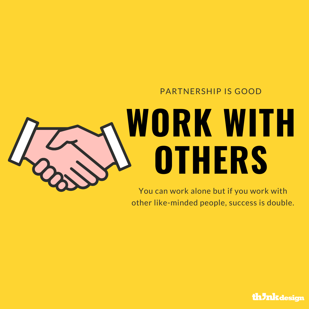 Working In A Group Of Partners Working In A Group Of Partners