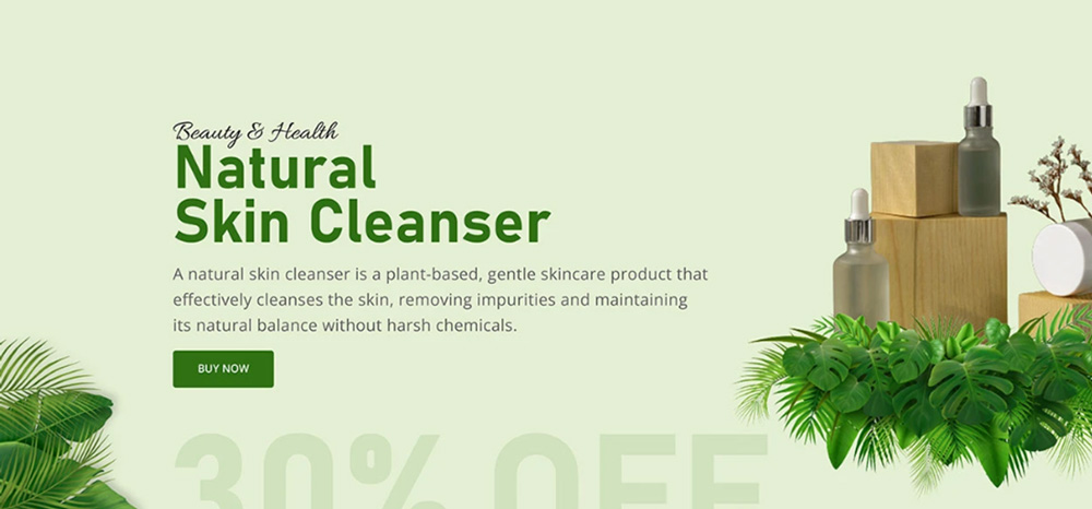 Cosmetic Website Banner