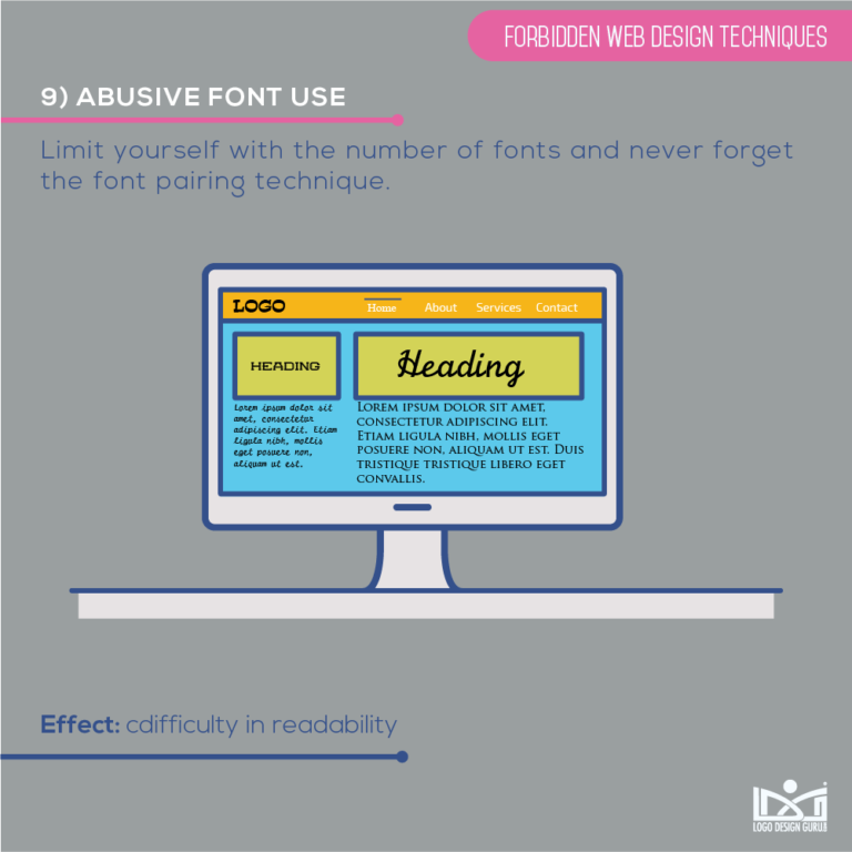 10 Forbidden Web Design Techniques 9 10 Forbidden Web Design Techniques 9