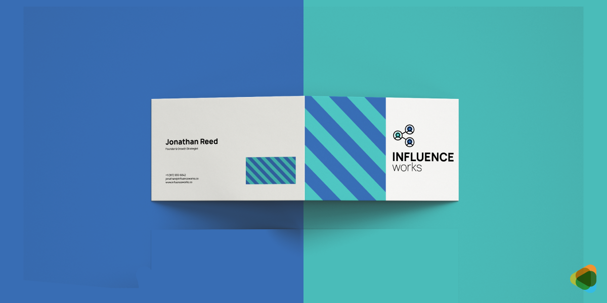 Folded Business Cards