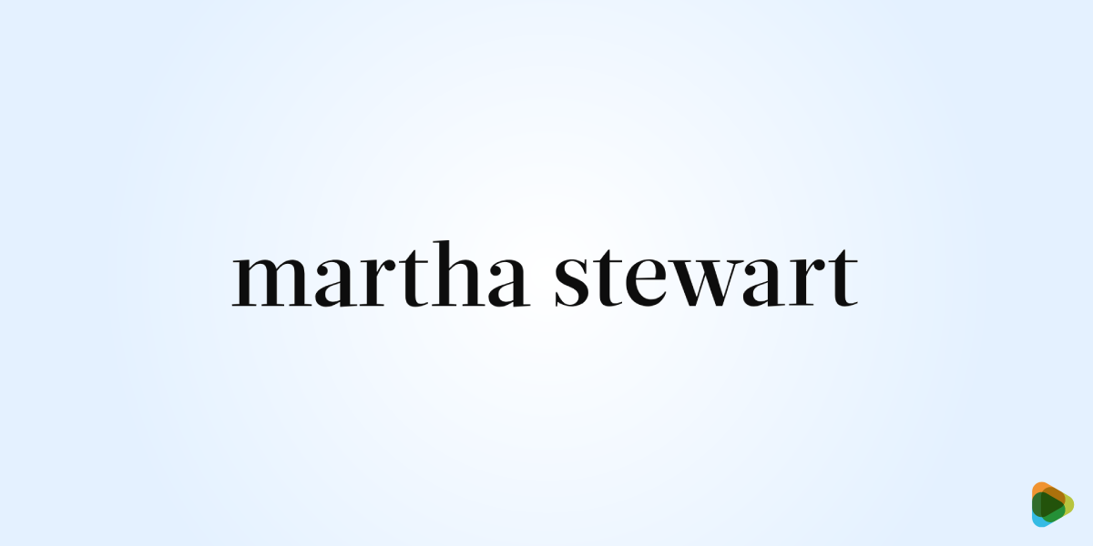 Martha Stewart