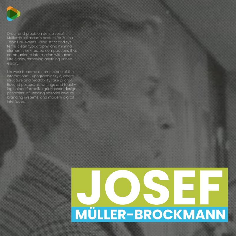 Josef Müller-Brockmann Josef Müller-Brockmann