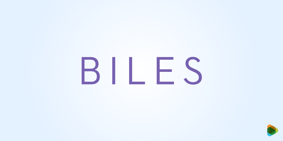 Simone Biles – SB angular initials