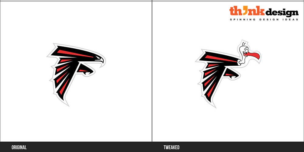 15 Astonishing NFL logo Tweaks