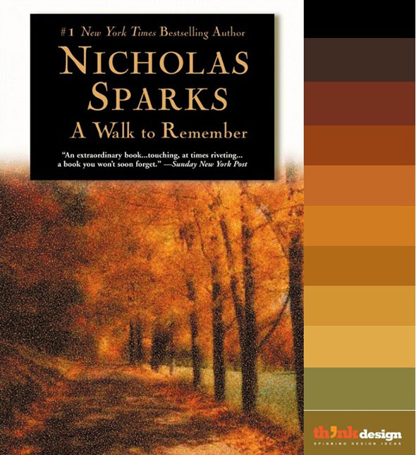 Color Palettes from Romantic Book Cover Designs Zillion Designs