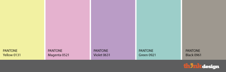 Basic Pastel Colors Pantone
