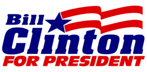 Bill Clinton presidential campaign logo