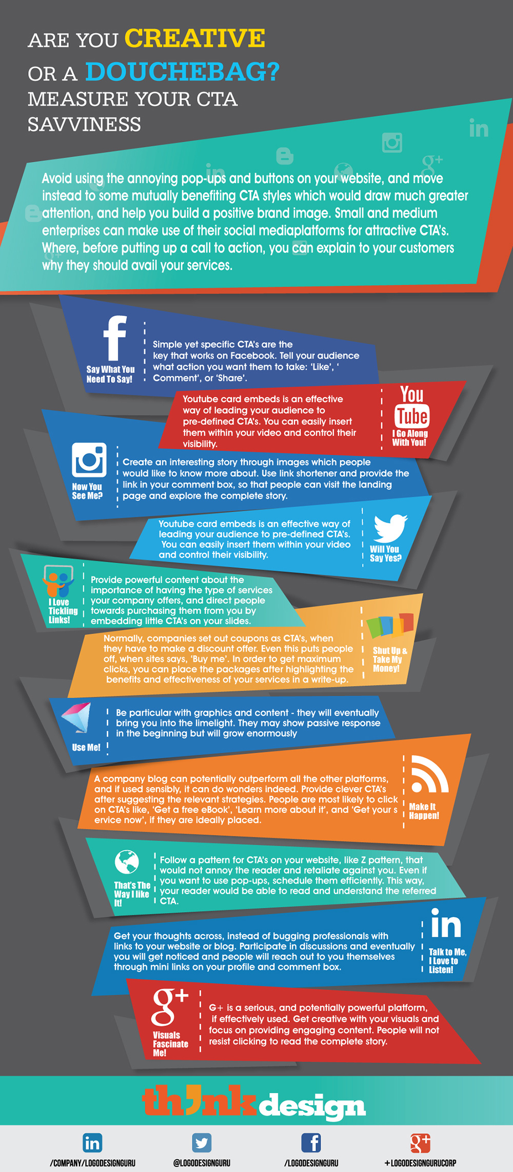 Are You Creative or a Douchebag at CTA Savviness?