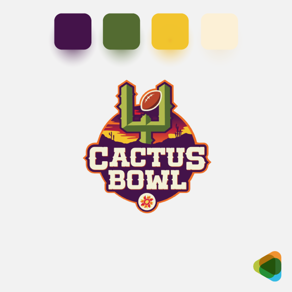 Cactus Bowl Logo Cactus Bowl Logo
