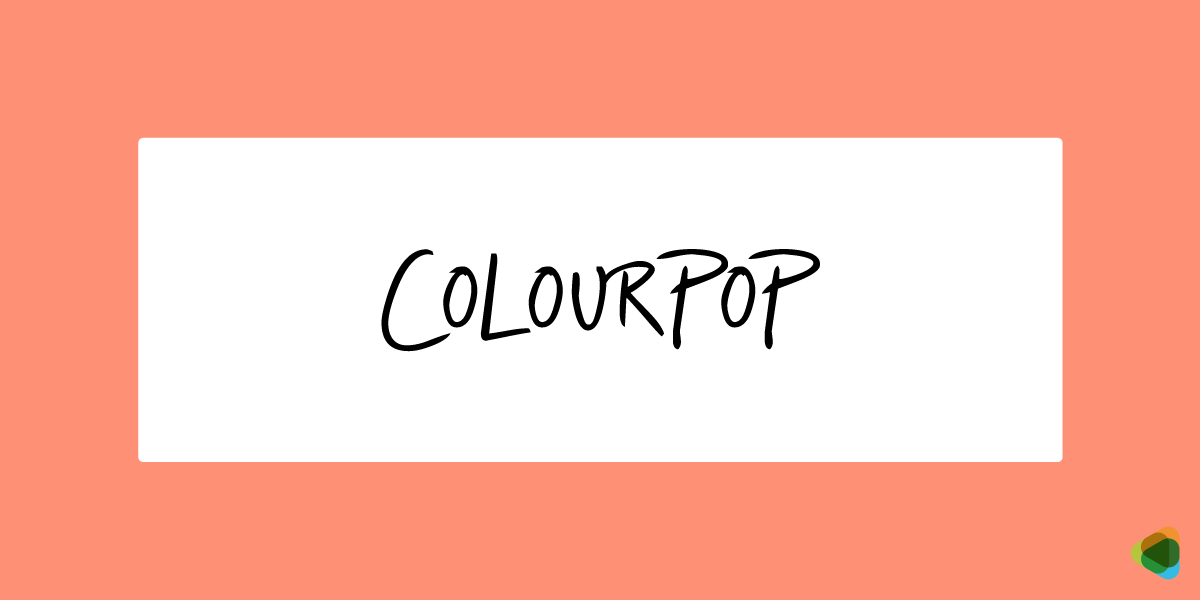 ColourPop logo ColourPop Brand logo