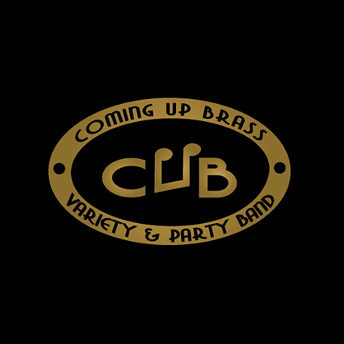 Coming Up Brass Logo