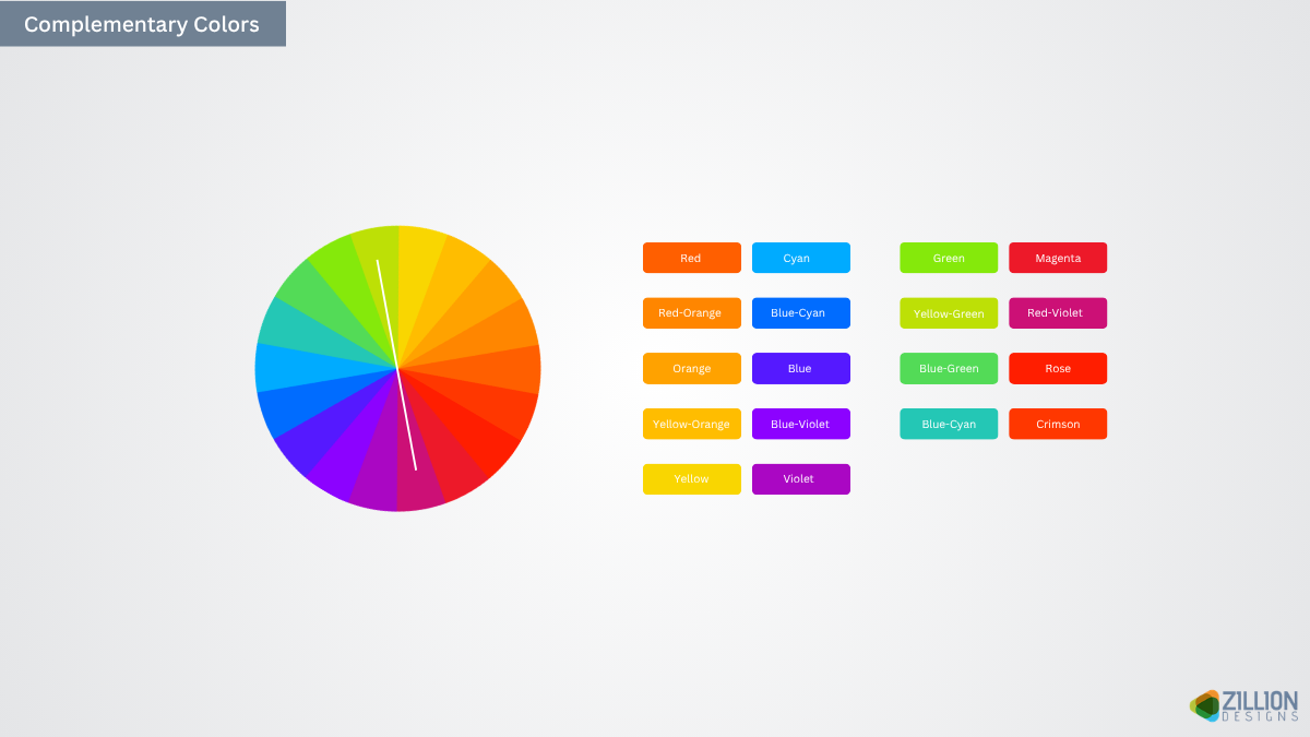 Complementary Colors Complementary Colors