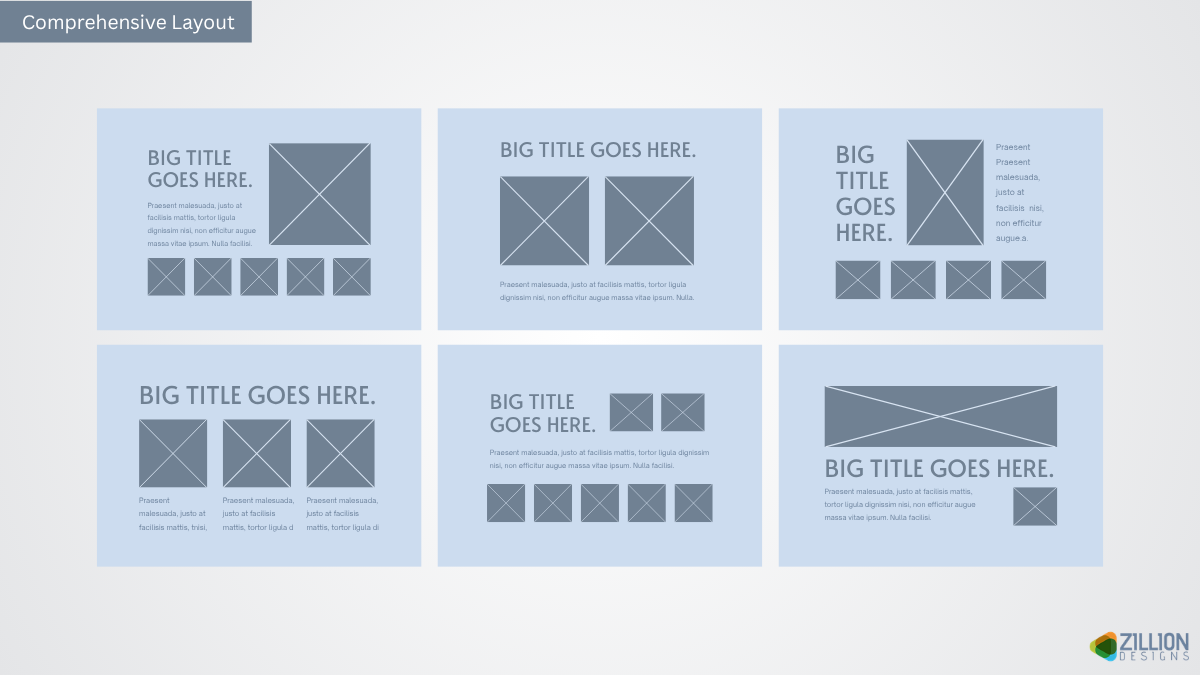 Comprehensive layout Comprehensive layout