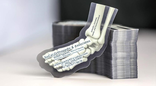 Die-Cut Business Cards