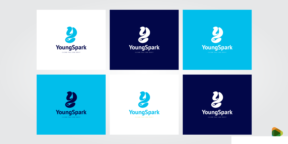 Different variations of logo for different channels