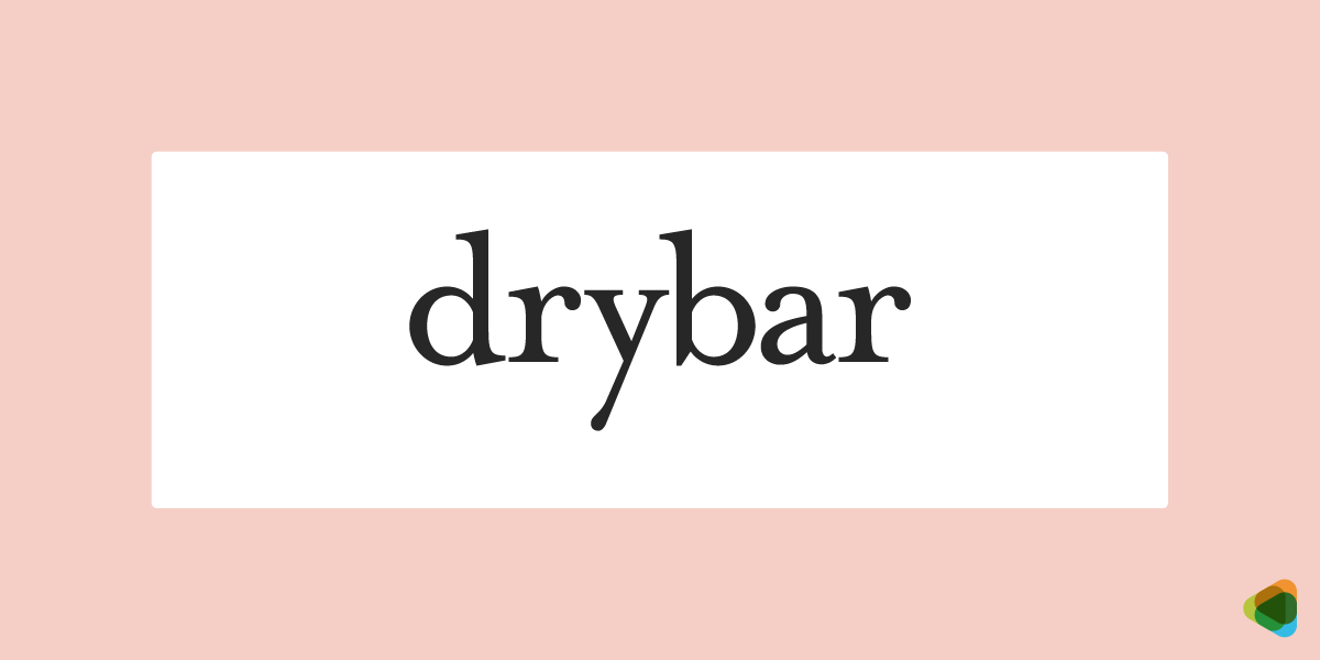 Drybar Logo Drybar Brand Logo