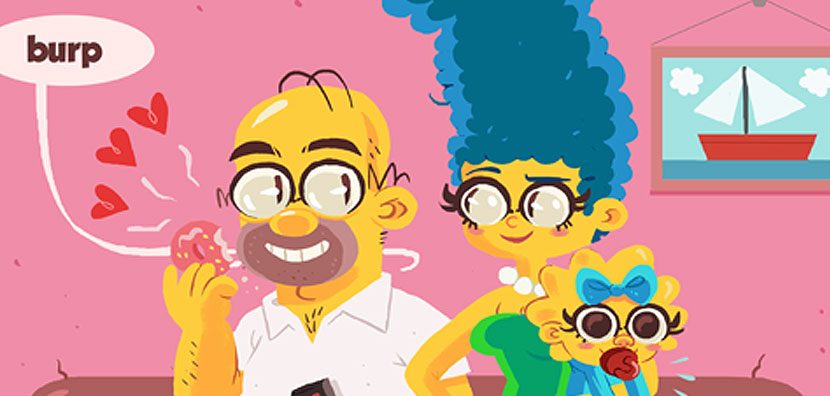 Erin Hunting The Simpsons