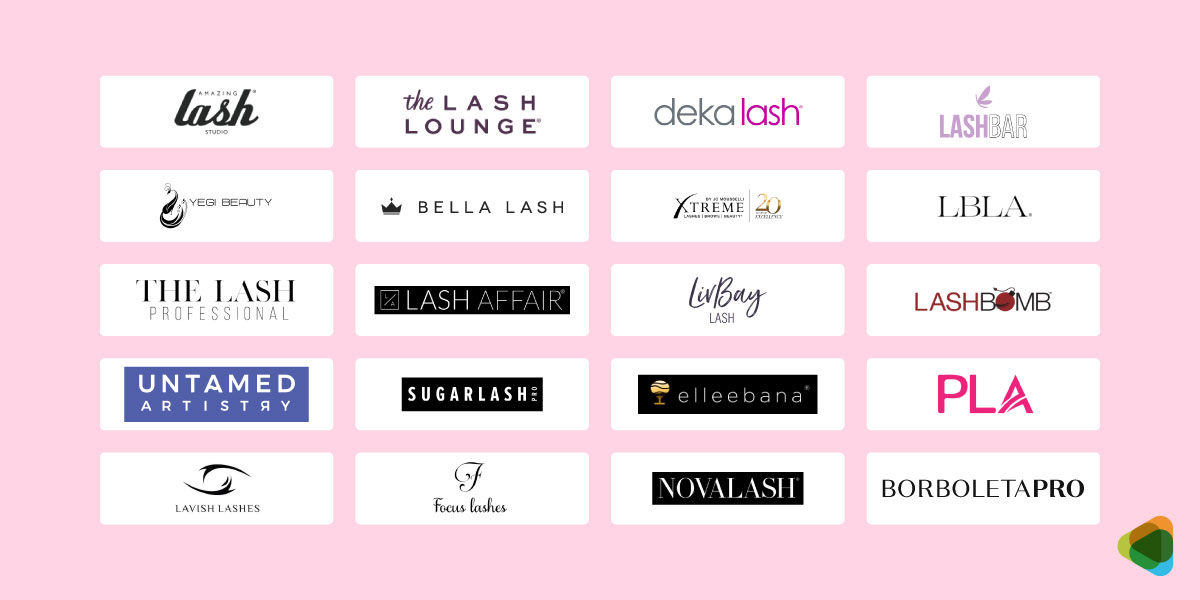 Eyelash Studio Logos Multiple Eyelash Studio Logos