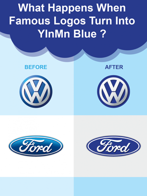 Mad Scientist At Work – Can YInMn Blue Change The Meaning Of Famous Logos?