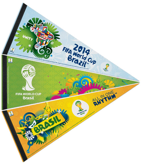 Felt Pennant Fifa world cup 2014
