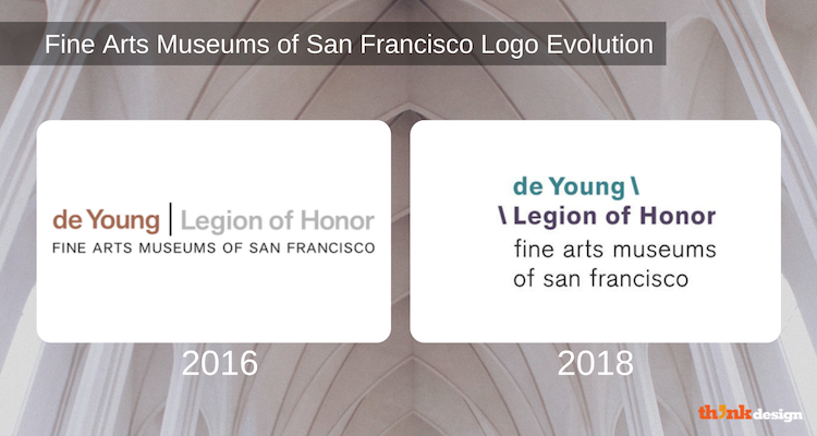 Fine Arts Museums of San Francisco Logo Evolution