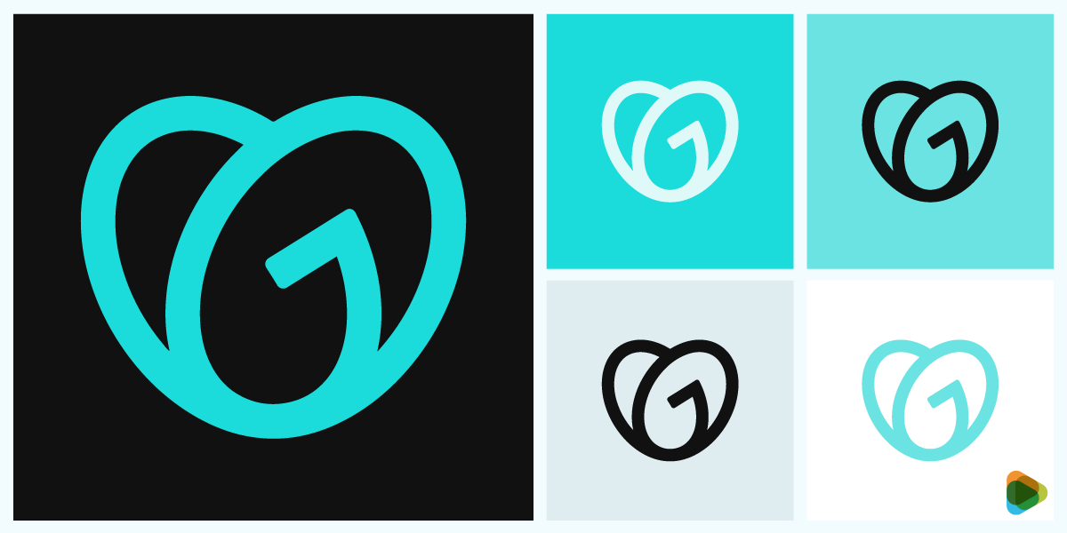 GoDaddy Logo Variations and Branding Icons GoDaddy logo design variations and icon styles