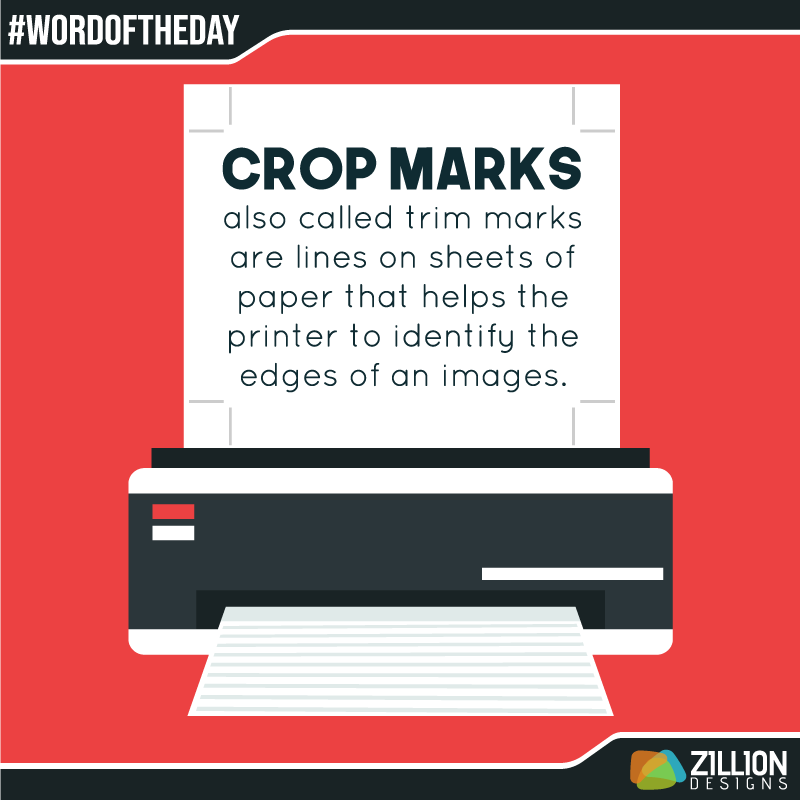 Graphic Design Term - Crop Marks