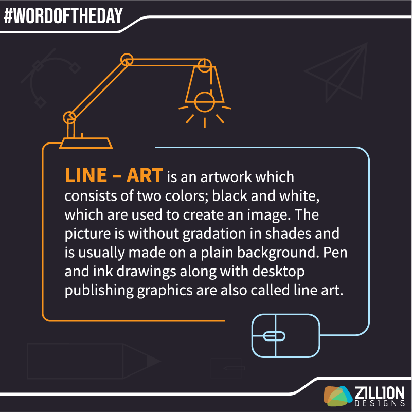 Graphic Design Term - Line Art Graphic Design Term - Line Art