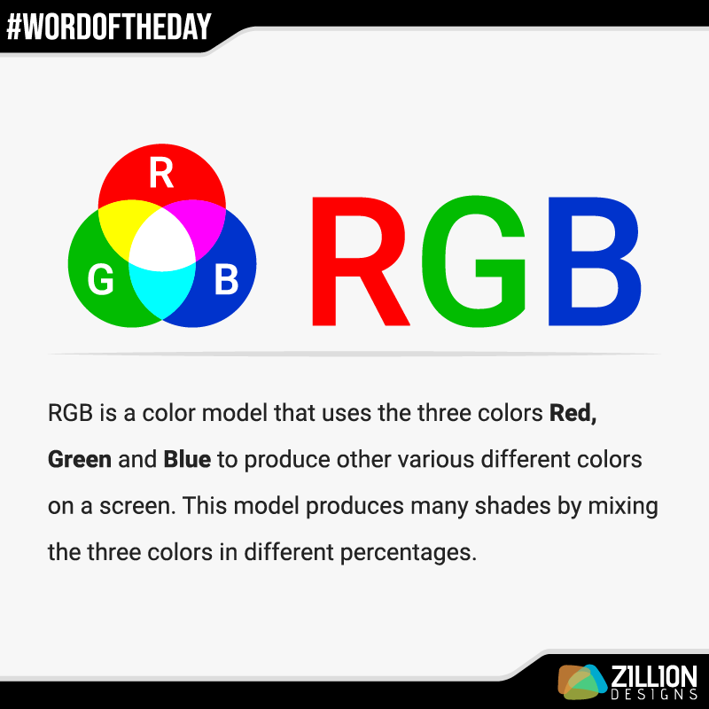 Graphic Design Term - RGB