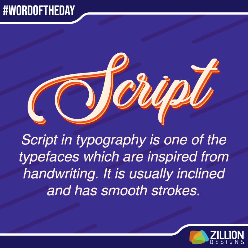 Graphic Design Term - Script Graphic Design Term - Script