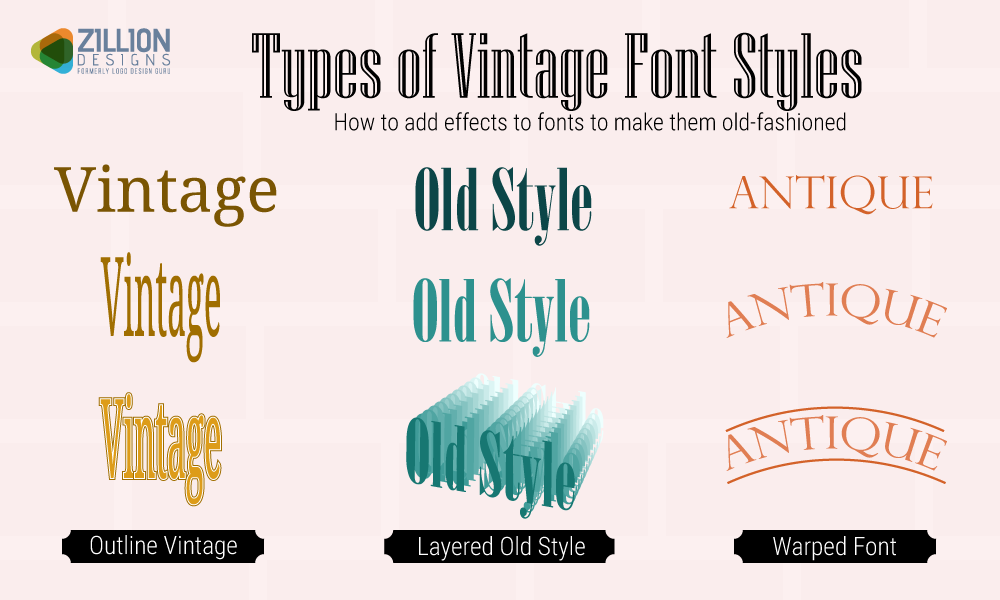How to Design Vintage Font Style Effects