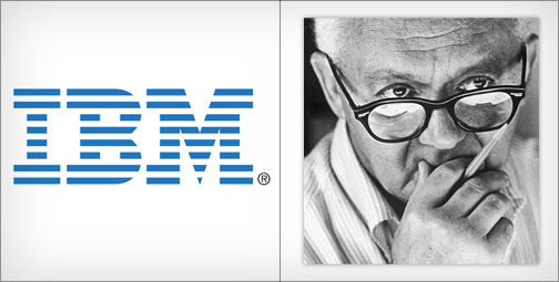 IBM Logo,  Paul Rand, logo design