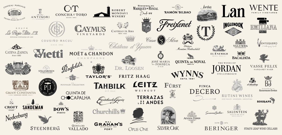 Iconic Winery Logos