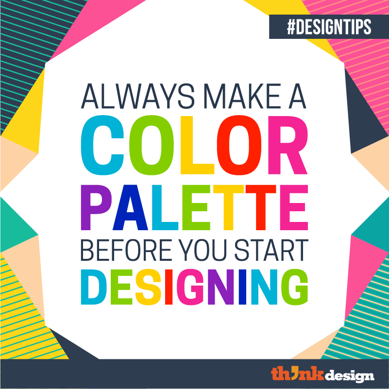 Always Make A Color Palette Before You Start Designing