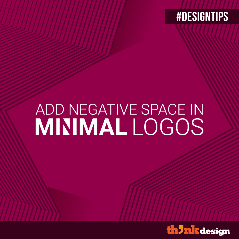 Add Negative Space In Minimal Logos