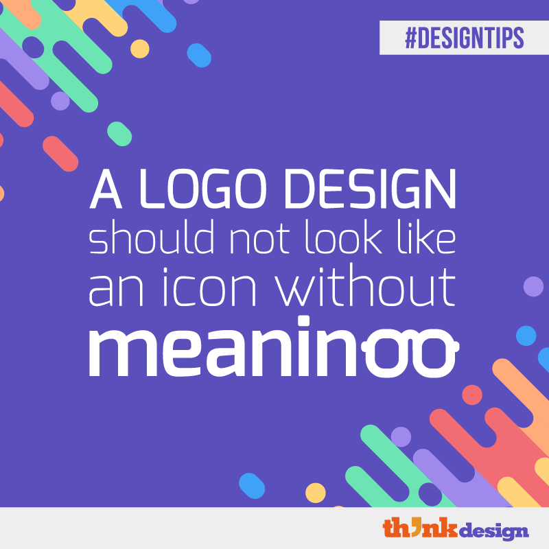 A Logo Design Should Not Look Like An Icon Without Meaning