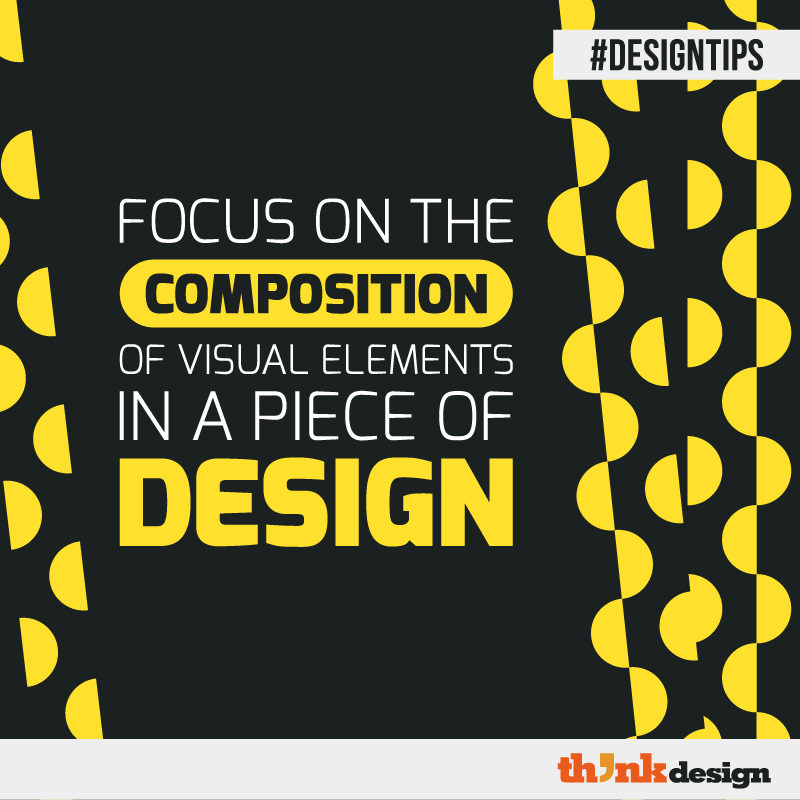 Focus On The Composition Of Visual Elements In Design