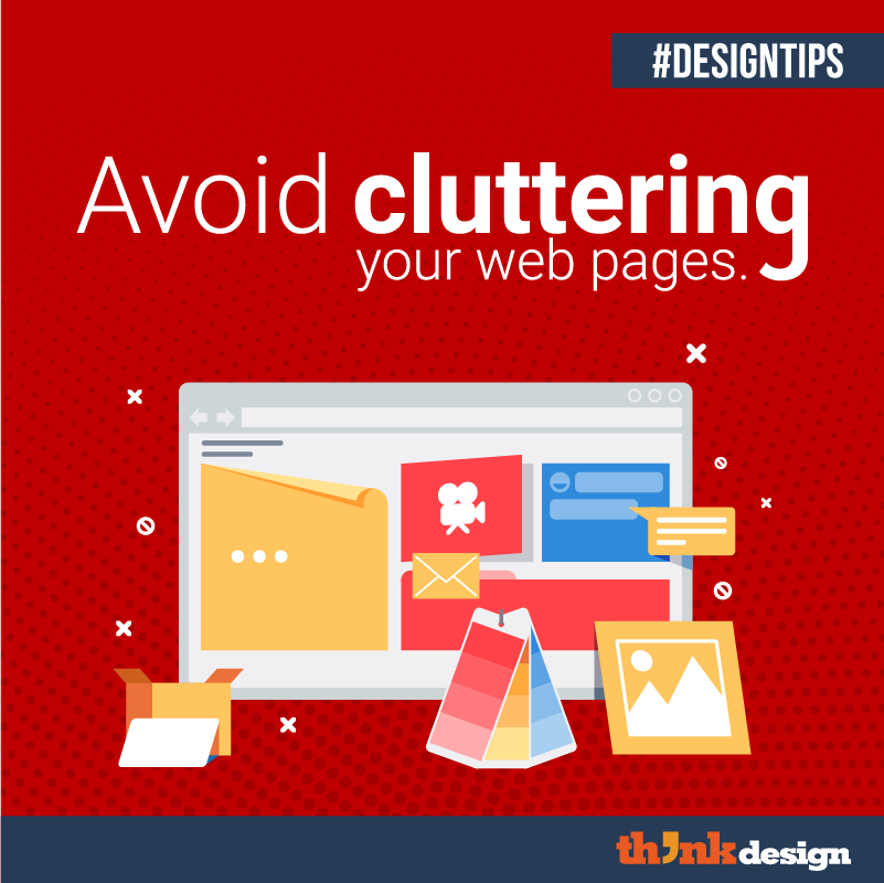 Avoid Cluttering Your Web Pages