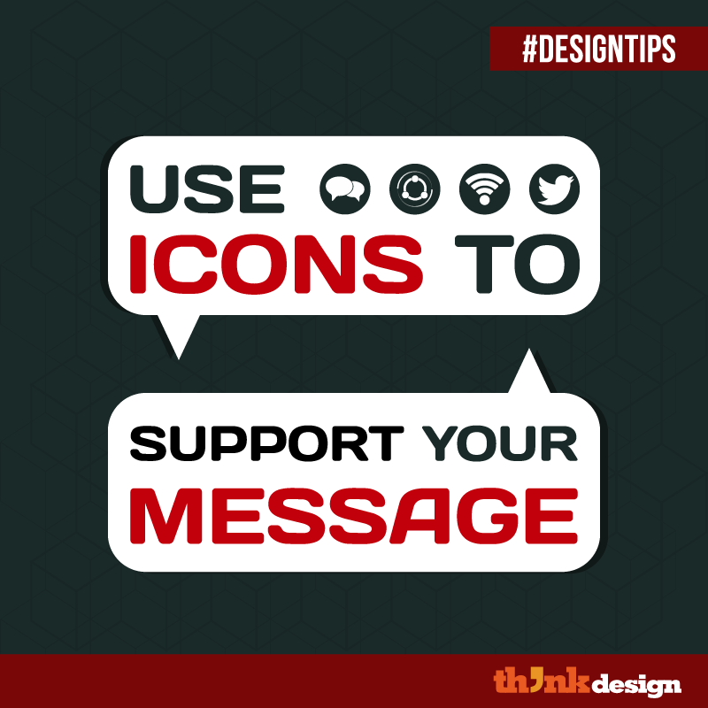 Use Icons To Support Your Message