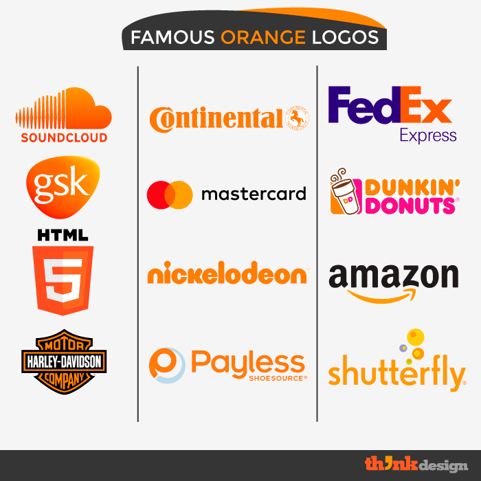 Famous Orange Logos