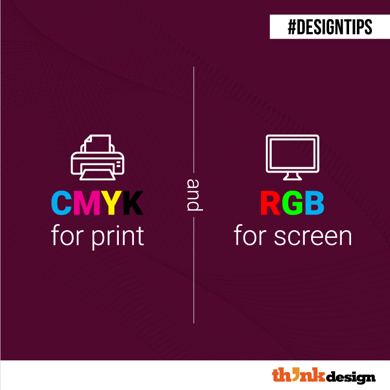 CMYK For Print And RGB For Screen