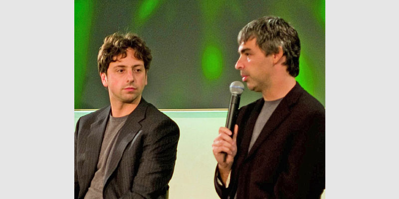 Larry Page and Sergey Brin