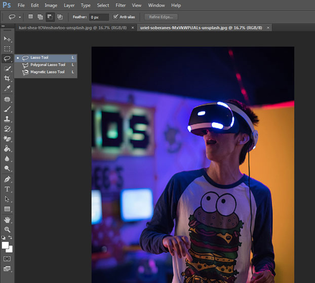 Lasso Selection Tool Lasso Selection Tool