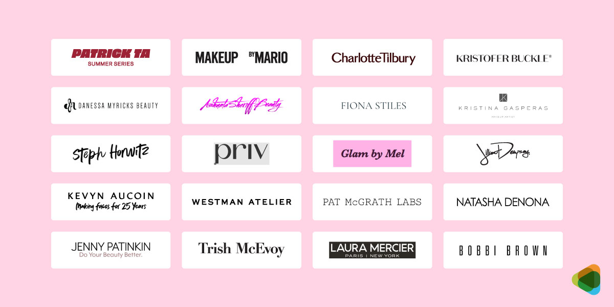 Makeup Artist Logos Multiple Makeup Artist Logos