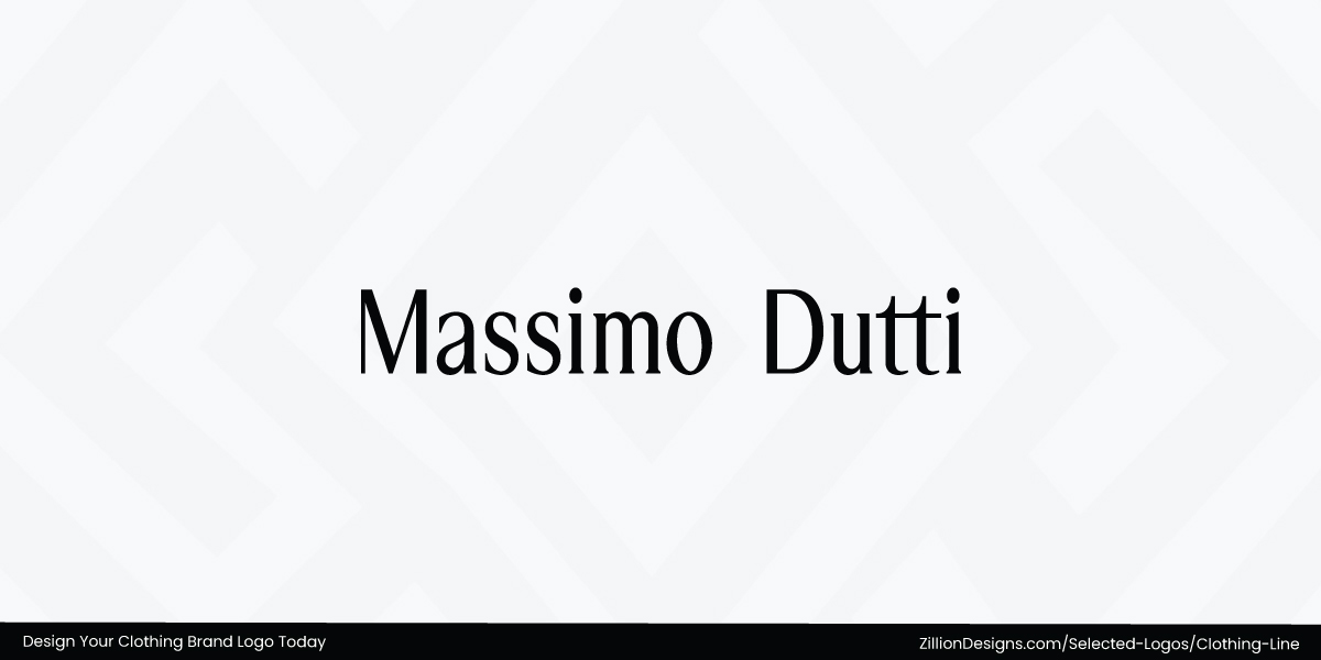 Massimo Dutti Logo Massimo Dutti Logo