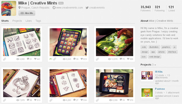 Creative Mints (Mike): Designer Portfolio