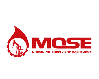 Murvin Oil Supply And Equipment Logo red custom logo
