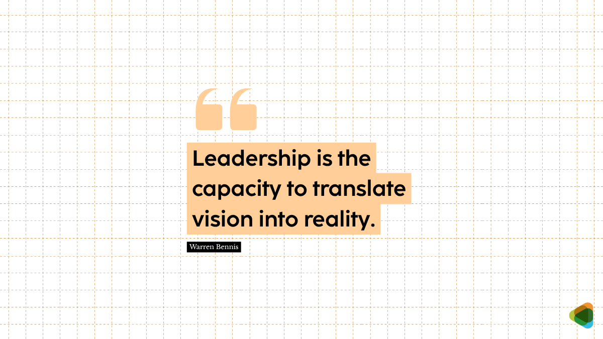 Quote by Warren Bennis on leadership and reality