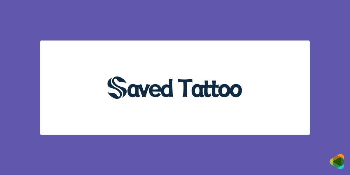 Saved Tattoo Logo Saved Tattoo Brand Logo