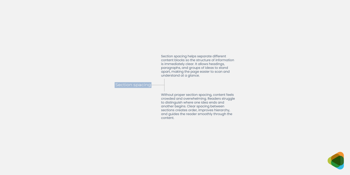 Section spacing